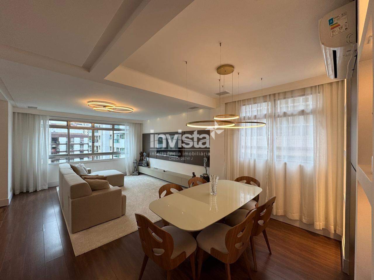 C&oacute;digo: 26889 R$ 1.330.000,00 Apartamento &agrave; venda no bairro Boqueir&atilde;o 185 m&sup2; 3 quartos 1 vaga - Santos