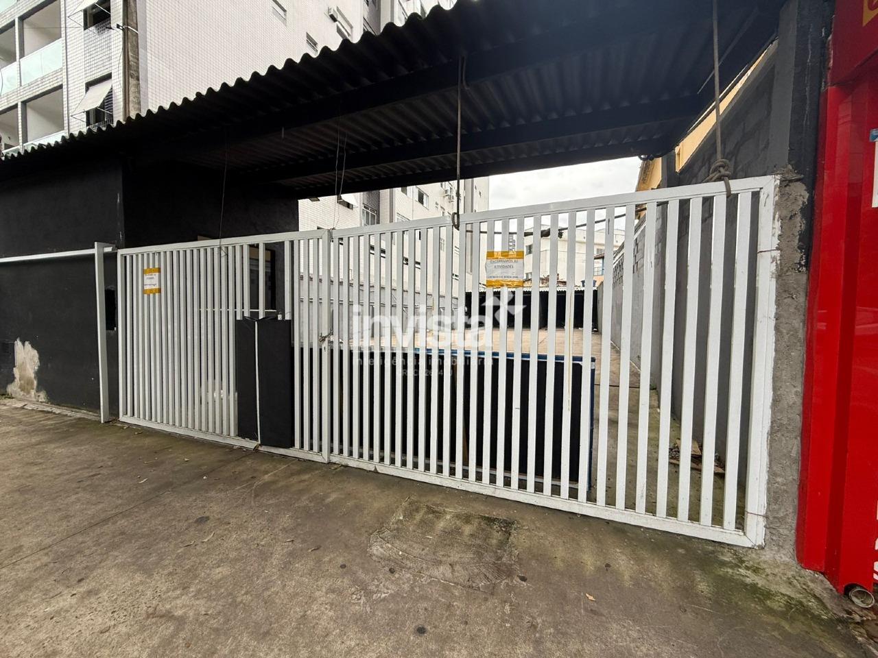 C&oacute;digo: 27004 R$ 10.000,00 Terreno para alugar no bairro Gonzaga 300 m&sup2; 0 quartos 10 vagas - Santos