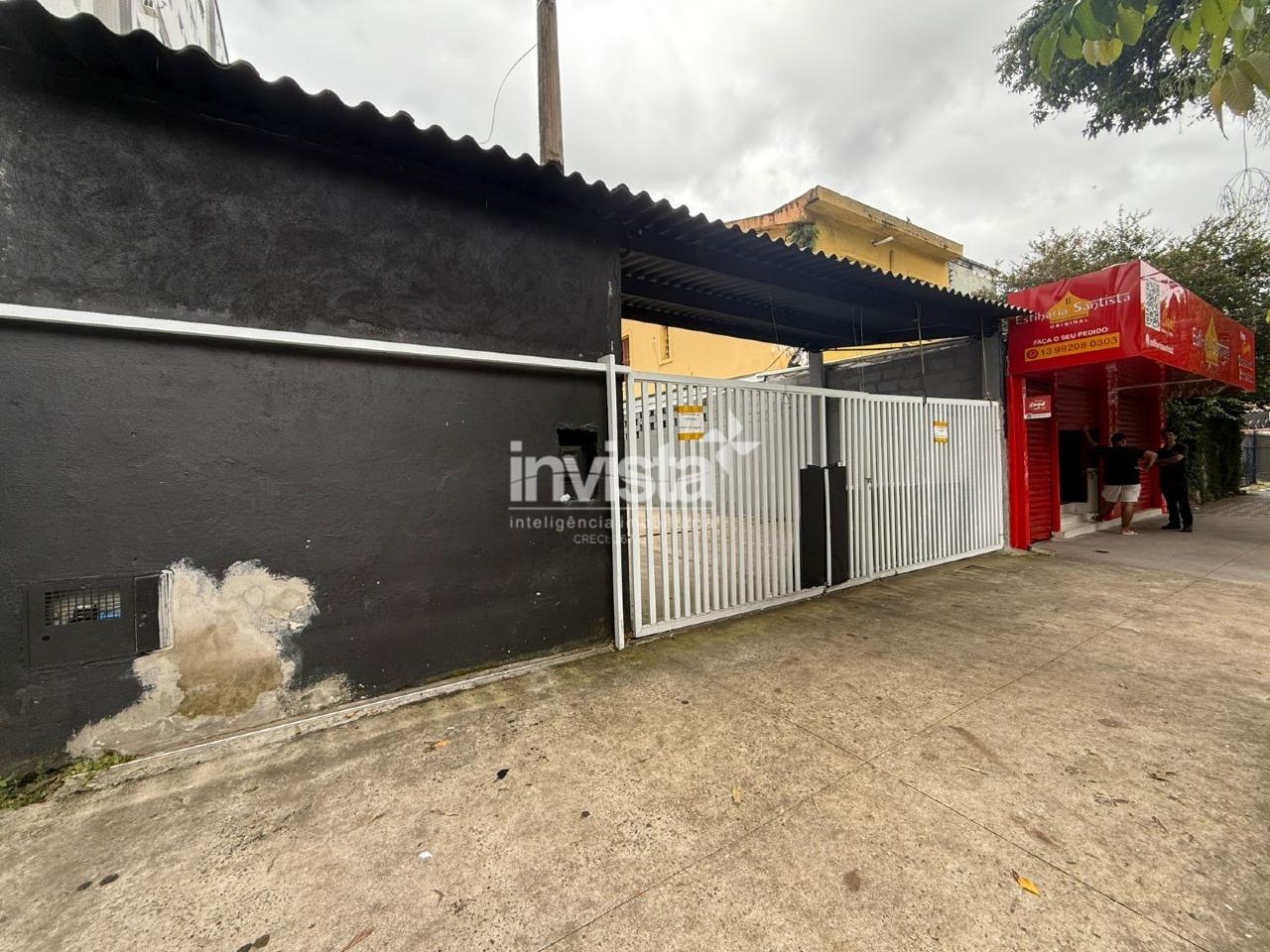 Terreno para aluguel no bairro Gonzaga - Santos