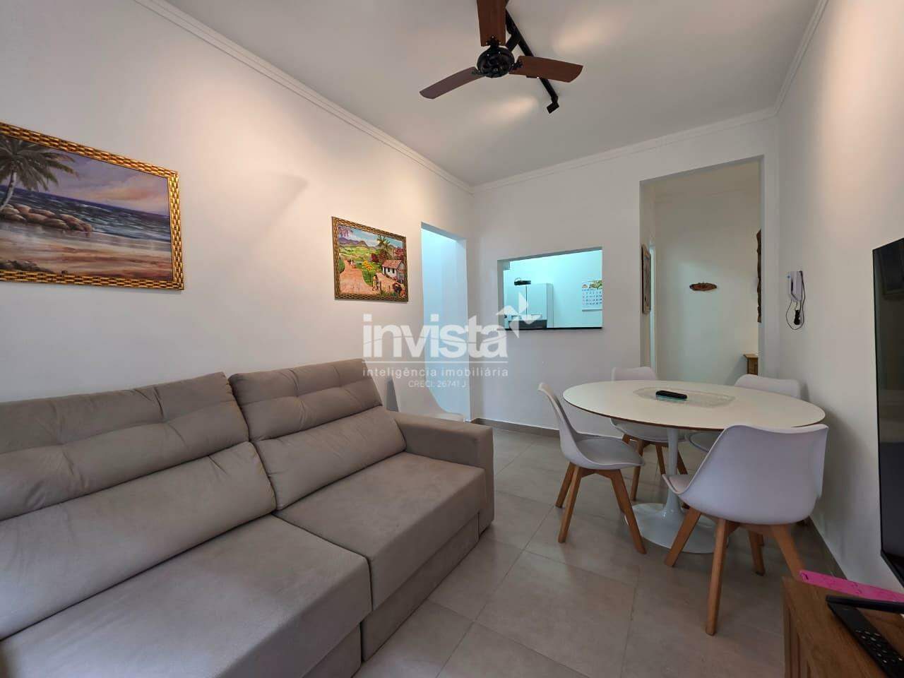 C&oacute;digo: 27121 R$ 458.000,00 Apartamento &agrave; venda no bairro Embar&eacute; 40 m&sup2; 1 quarto 0 vagas - Santos