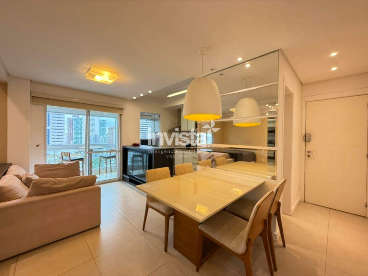 C&oacute;digo: 27317 R$ 690.000,00 Apartamento &agrave; venda no bairro Boqueir&atilde;o 45 m&sup2; 1 quarto 1 vaga - Santos