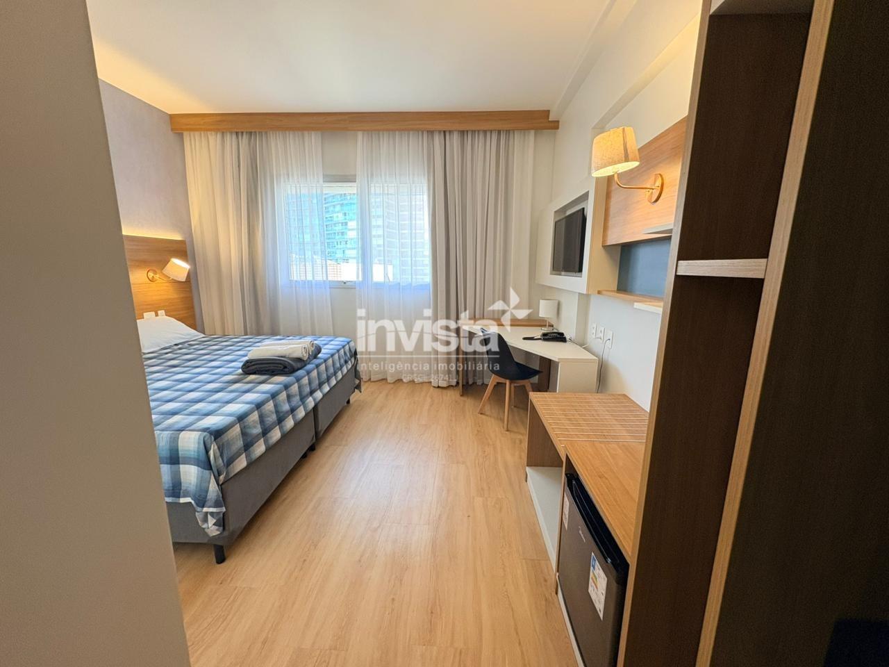 Apartamento no Bairro da Pomp&eacute;ia mobiliado para venda - Santos