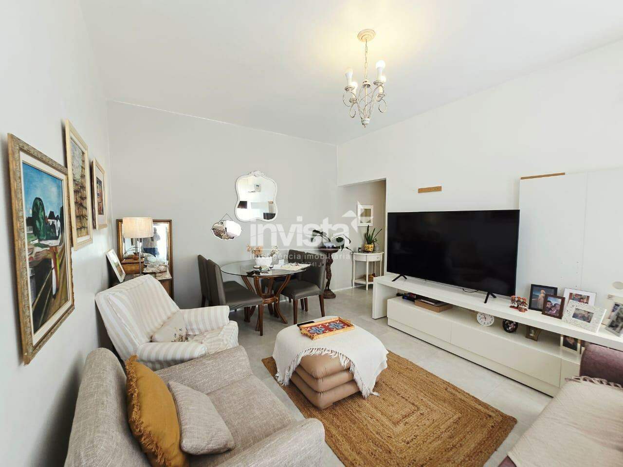 C&oacute;digo: 27509 R$ 460.000,00 Apartamento &agrave; venda em Santos-SP no bairro Boqueir&atilde;o, com 1 dormit&oacute;rio e 55m&sup2; 55 m&sup2; 1 quarto 1 vaga - Santos