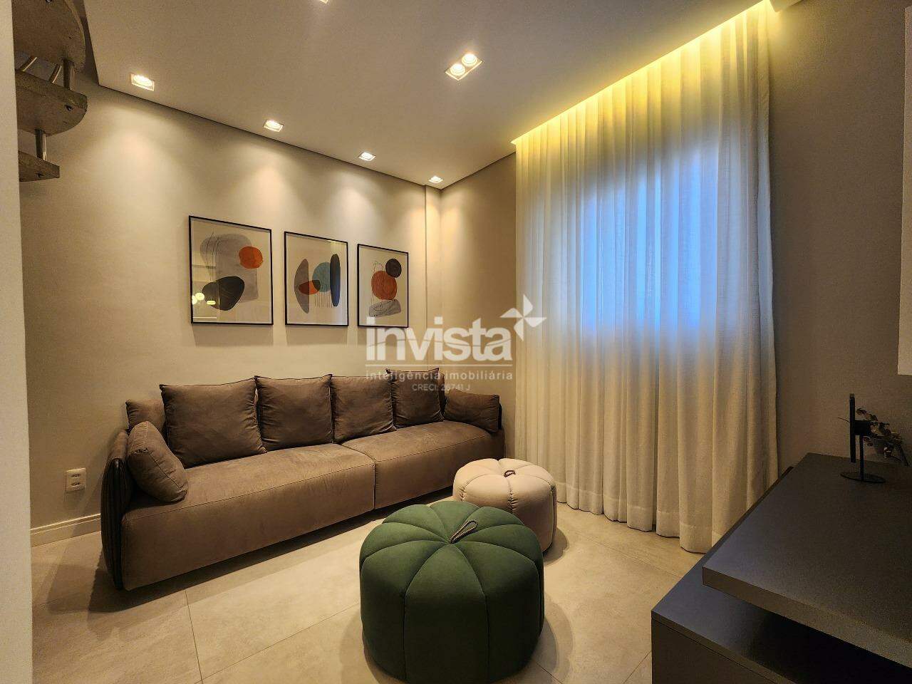 Apartamento &agrave; venda em Santos-SP no bairro Boqueir&atilde;o, com 2 dormit&oacute;rios e 86m&sup2; - Santos