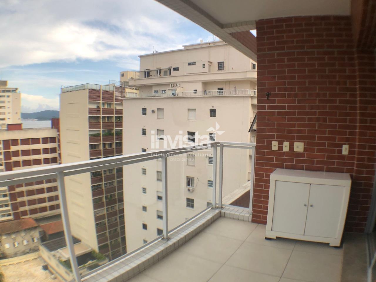 Apartamento para aluguel no bairro Boqueir&atilde;o - Santos