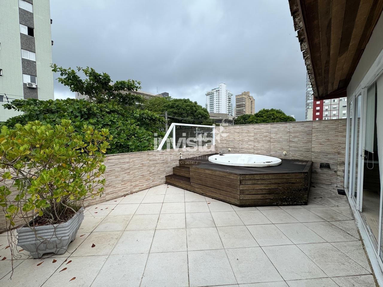 C&oacute;digo: 28153 R$ 2.400.000,00 Casa Triplex &agrave; venda no bairro Aparecida 190 m&sup2; 4 quartos 3 vagas - Santos