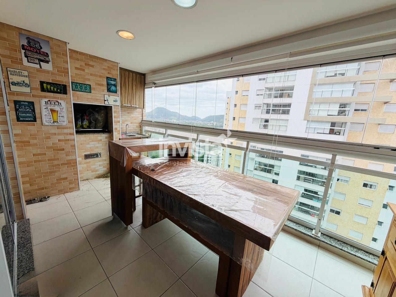 C&oacute;digo: 28267 R$ 1.250.000,00 Apartamento &agrave; venda no bairro Ponta da Praia 103 m&sup2; 3 quartos 2 vagas - Santos