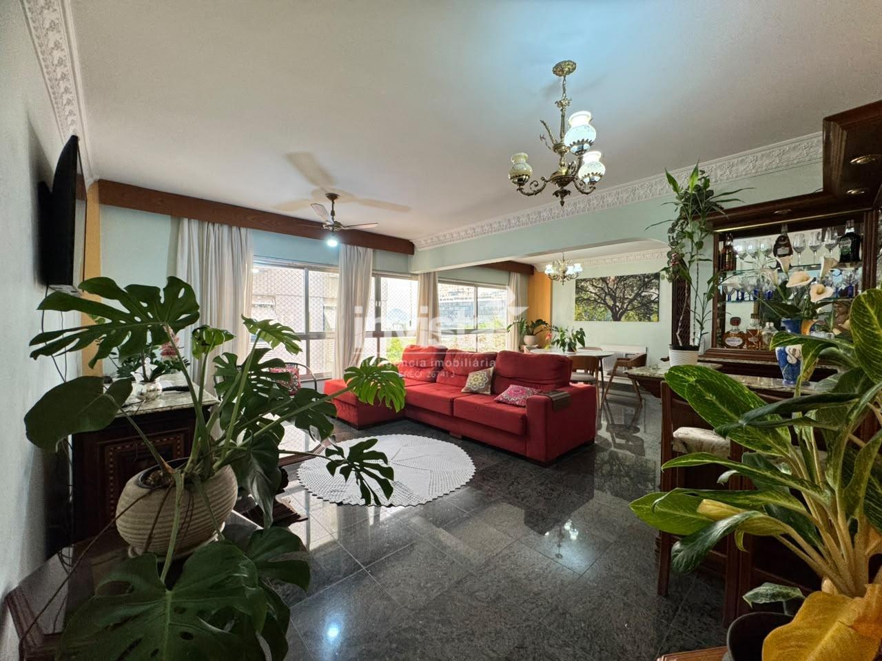 C&oacute;digo: 28530 R$ 8.000,00 Apartamento para alugar em Santos-SP no bairro Aparecida, com 4 dormit&oacute;rios e 198m&sup2; 198 m&sup2; 4 quartos 2 vagas - Santos