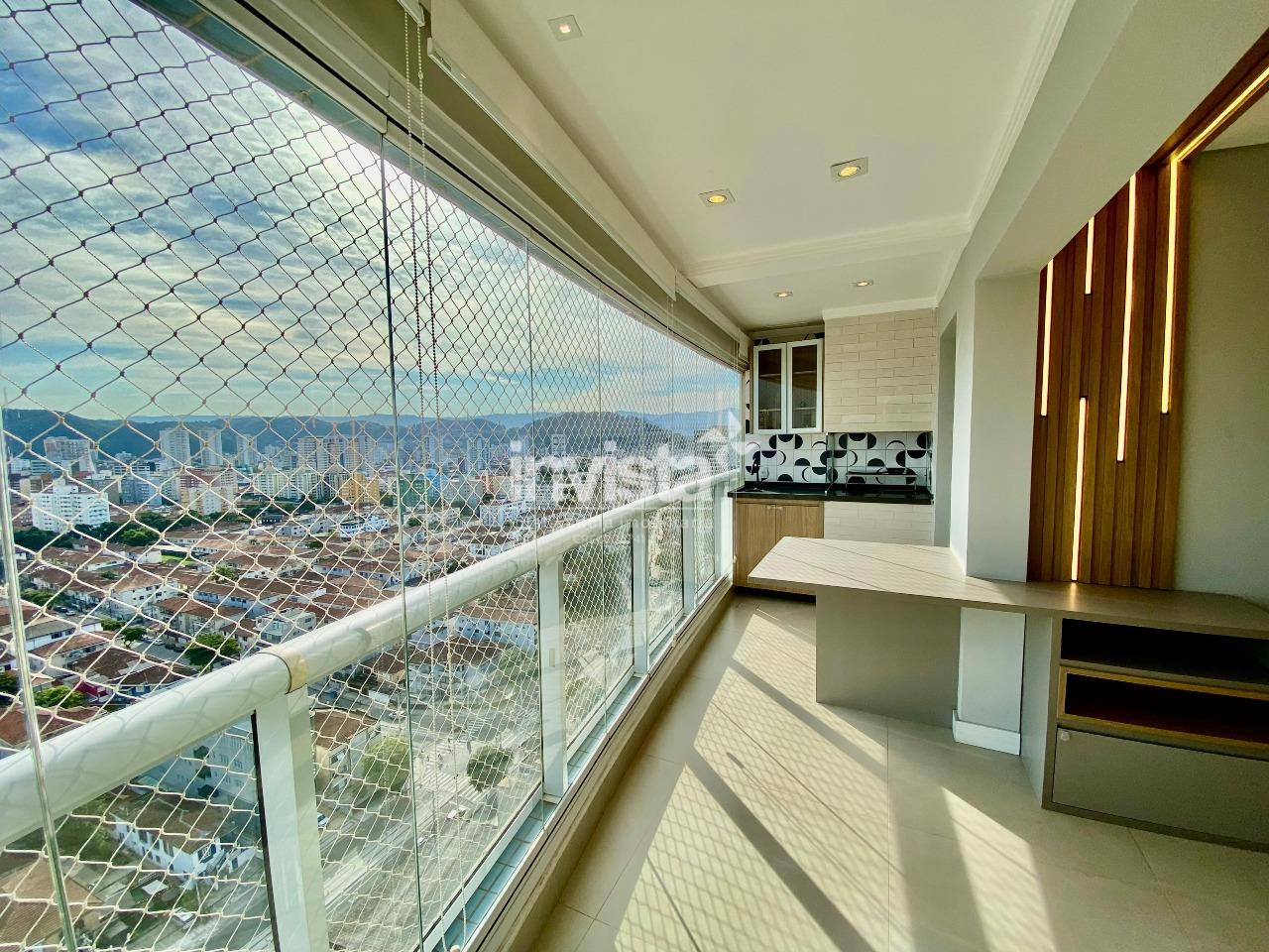 C&oacute;digo: 28669 R$ 1.070.000,00 Apartamento &agrave; venda no bairro Encruzilhada 103 m&sup2; 2 quartos 3 vagas - Santos