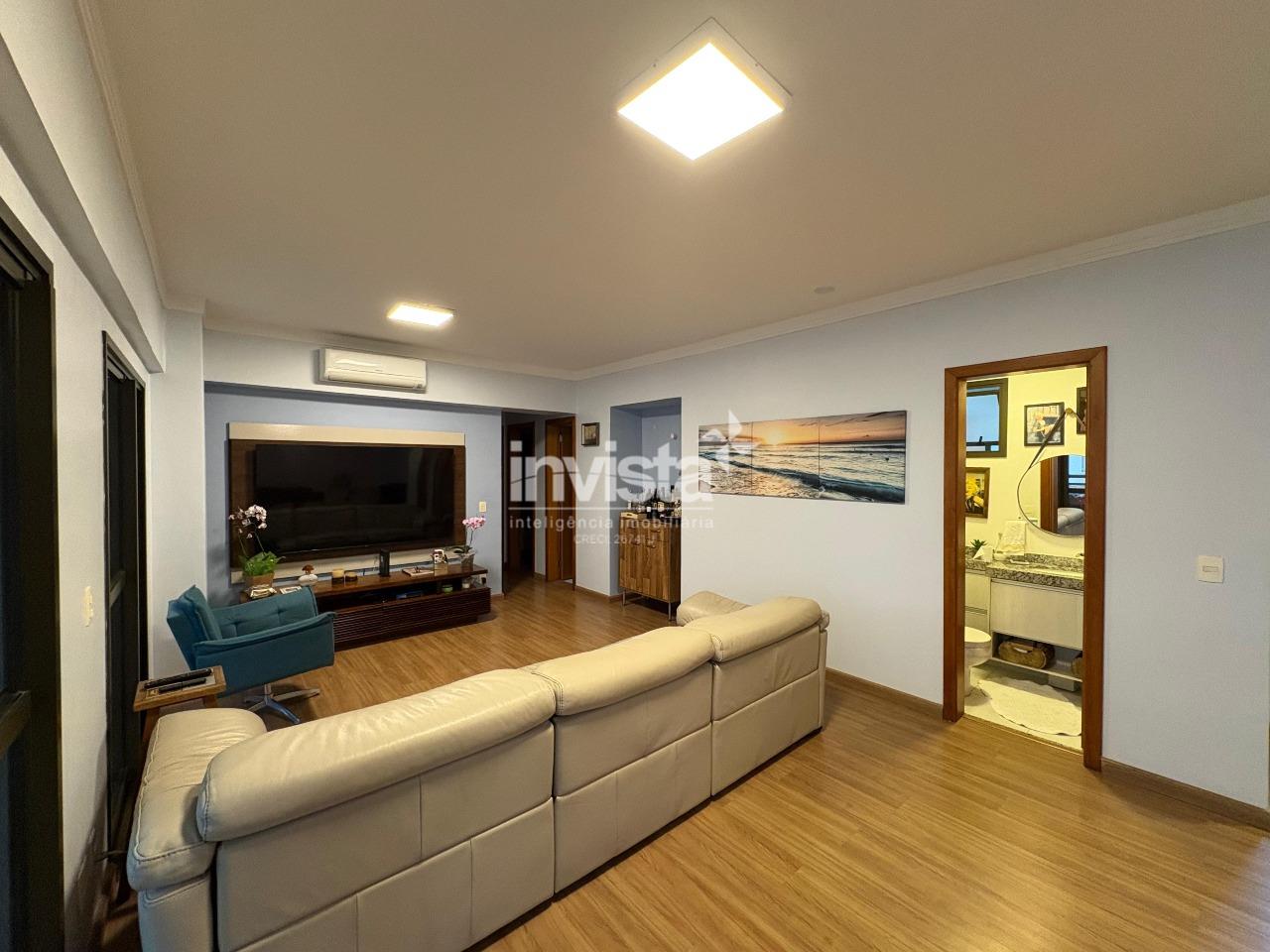 Apartamento &agrave; venda em Santos-SP no bairro Ponta da Praia, com 3 dormit&oacute;rios e 132m&sup2; - Santos