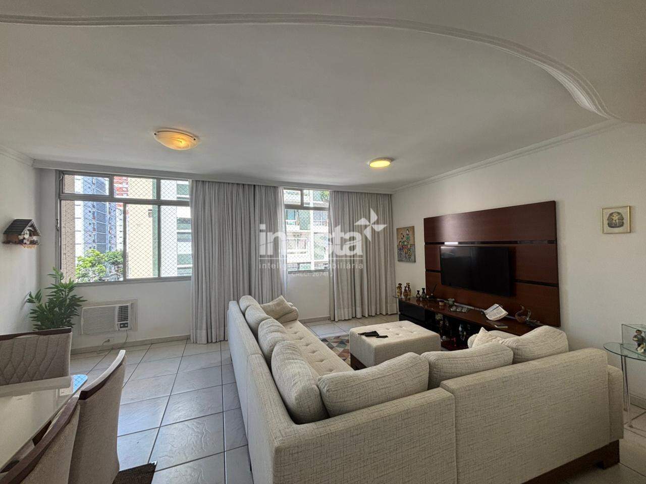 C&oacute;digo: 28979 R$ 910.000,00 Apartamento &agrave; venda no bairro Boqueir&atilde;o 136 m&sup2; 3 quartos 1 vaga - Santos