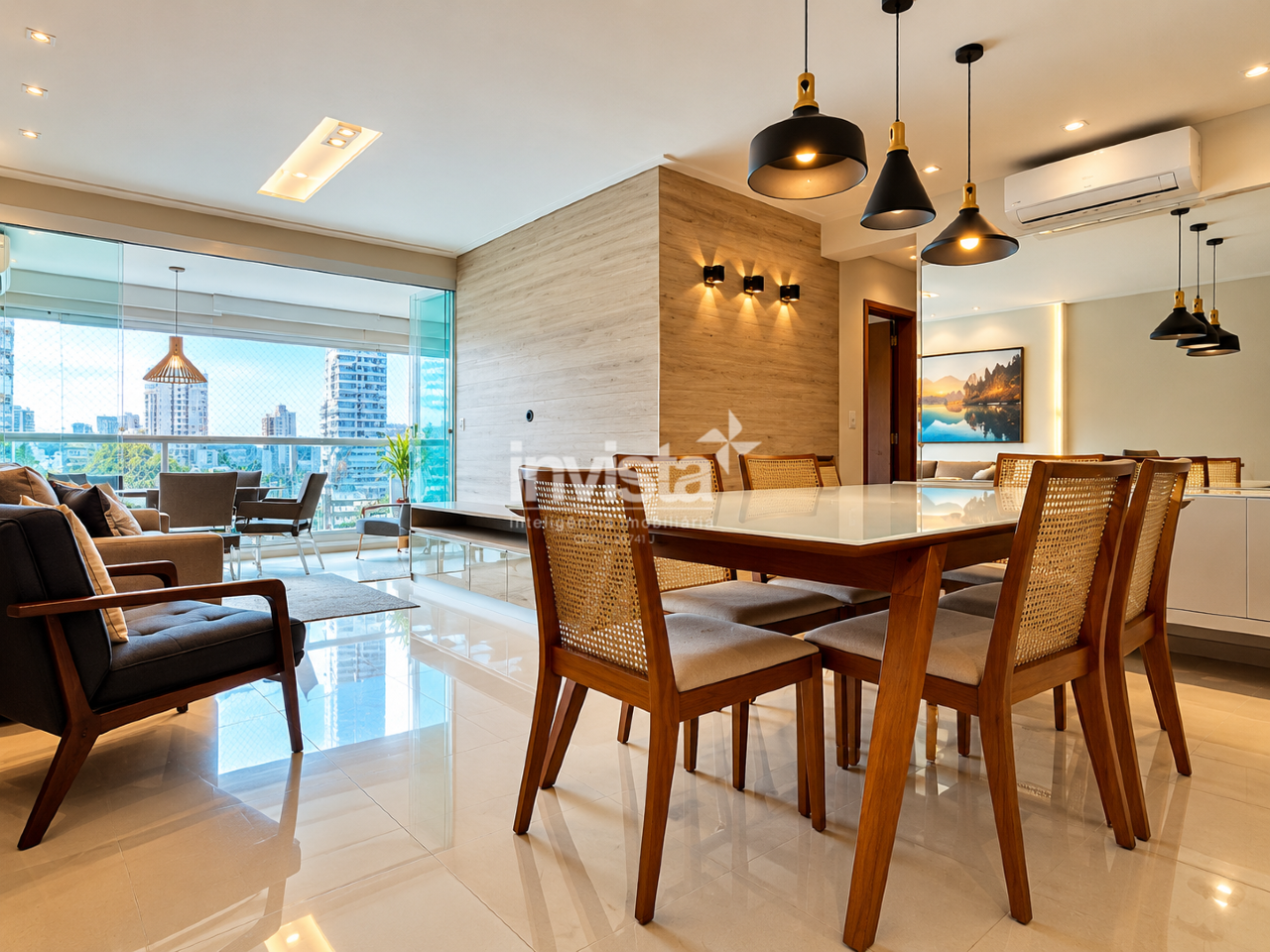 C&oacute;digo: 29055 R$ 9.500,00 Apartamento para alugar em Santos-SP no bairro Embar&eacute;, com 2 dormit&oacute;rios e 119m&sup2; 119 m&sup2; 2 quartos 2 vagas - Santos