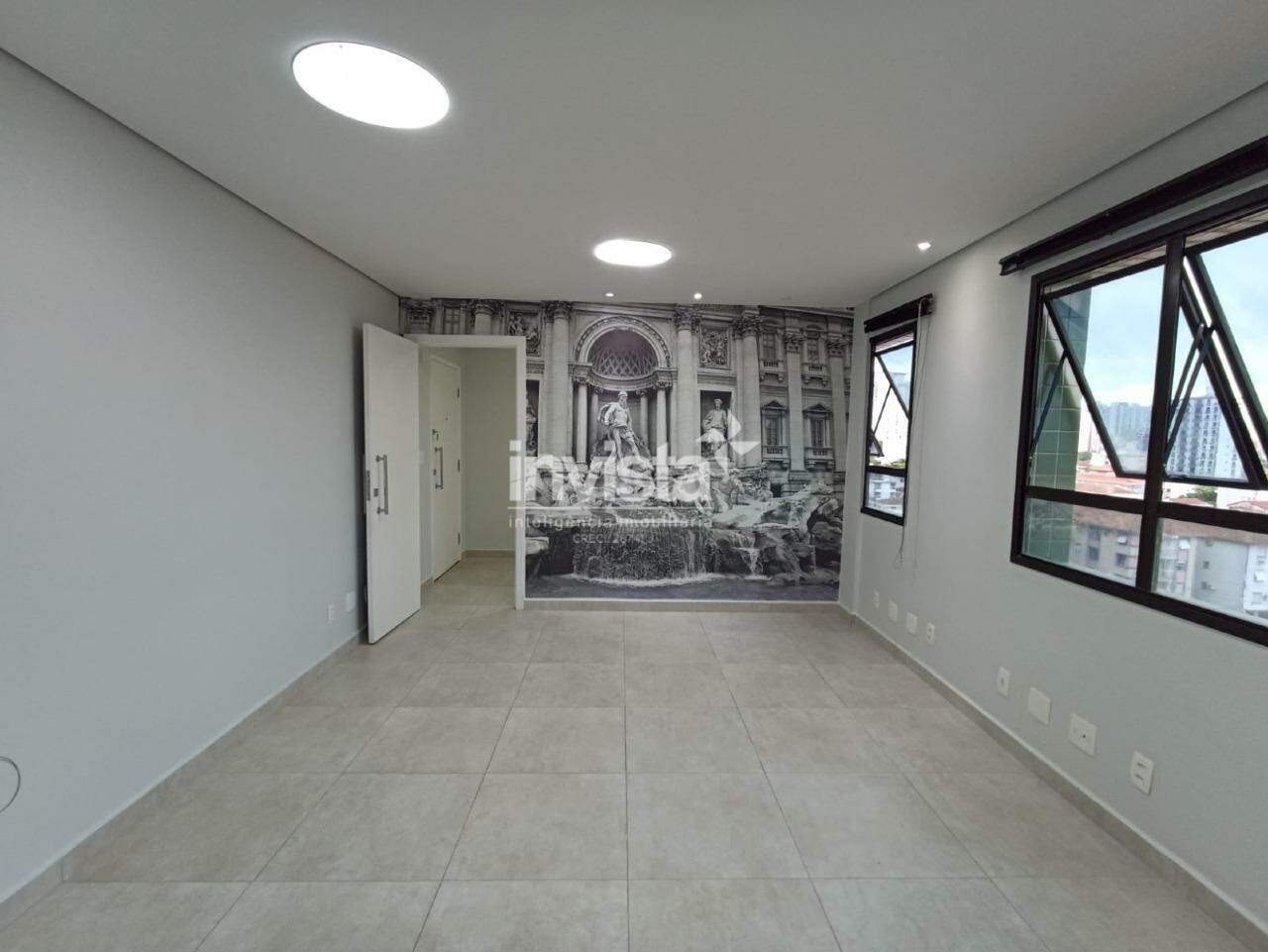 Excelente Sala Comercial com 46m² e banheiro em avenida comercializada em SANTOS