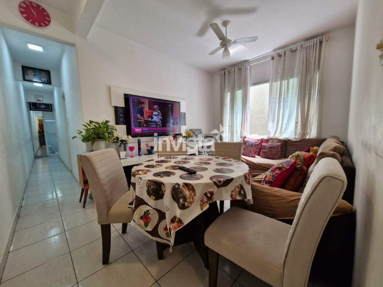 C&oacute;digo: 29259 R$ 350.000,00 Apartamento &agrave; venda no bairro Macuco 68 m&sup2; 3 quartos 1 vaga - Santos