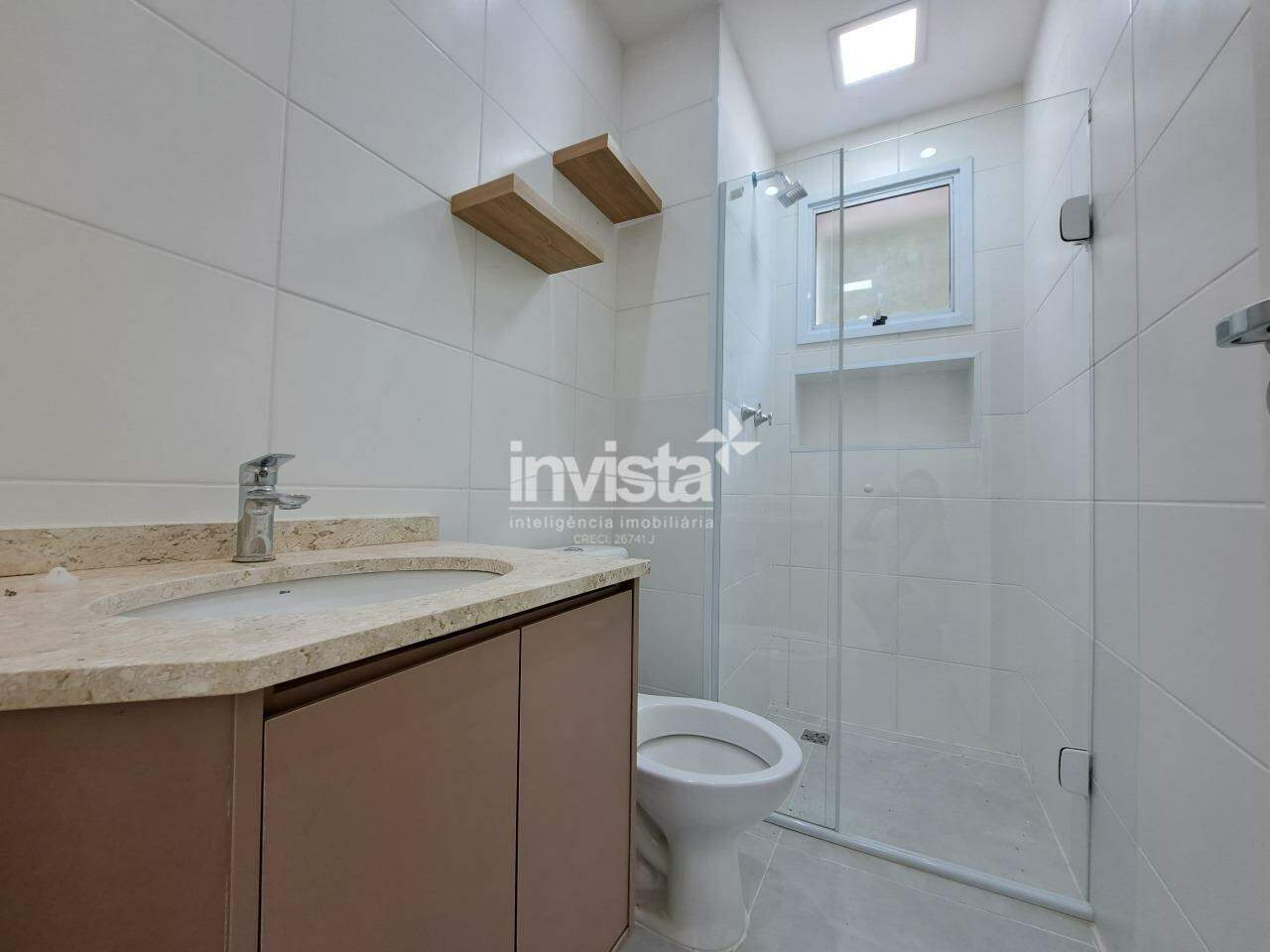 Apartamento para aluguel no bairro Marap&eacute; - Santos