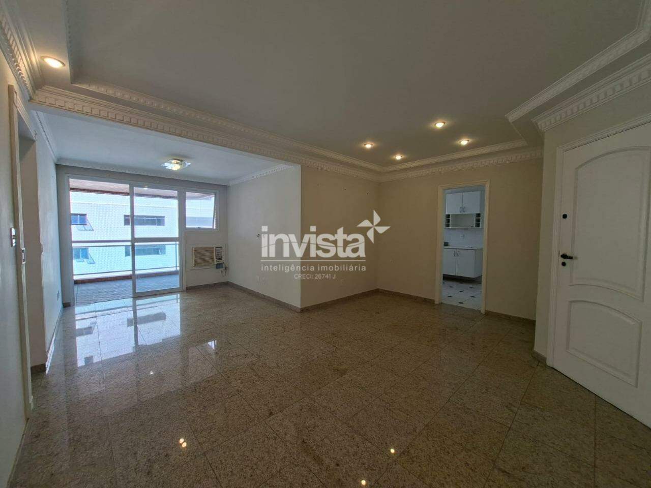 C&oacute;digo: 29544 R$ 7.500,00 Apartamento para alugar em Santos-SP no bairro Boqueir&atilde;o, com 3 dormit&oacute;rios e 116m&sup2; 116 m&sup2; 3 quartos 2 vagas - Santos