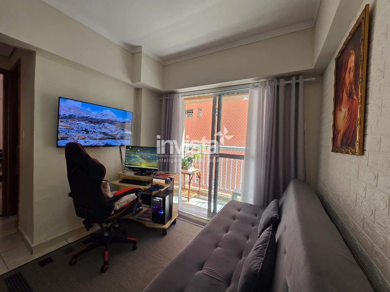 C&oacute;digo: 30087 R$ 345.000,00 Apartamento &agrave; venda em Santos-SP no bairro Jos&eacute; Menino, com 1 dormit&oacute;rio e 36m&sup2; 36 m&sup2; 1 quarto 1 vaga - Santos
