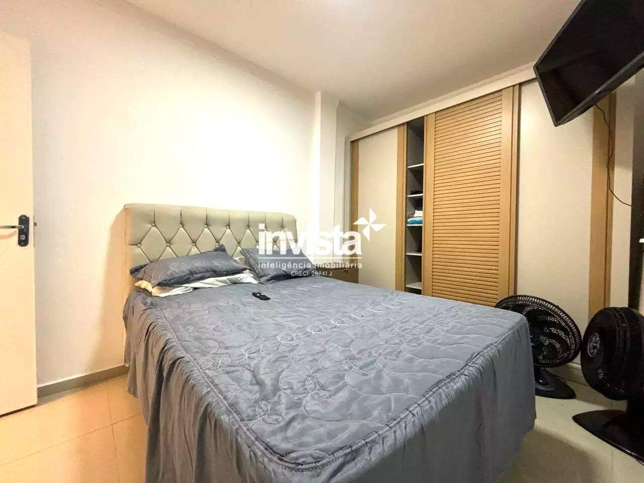 Apartamento &agrave; venda em Santos-SP no bairro Gonzaga, com 1 dormit&oacute;rio e 52m&sup2; - Santos