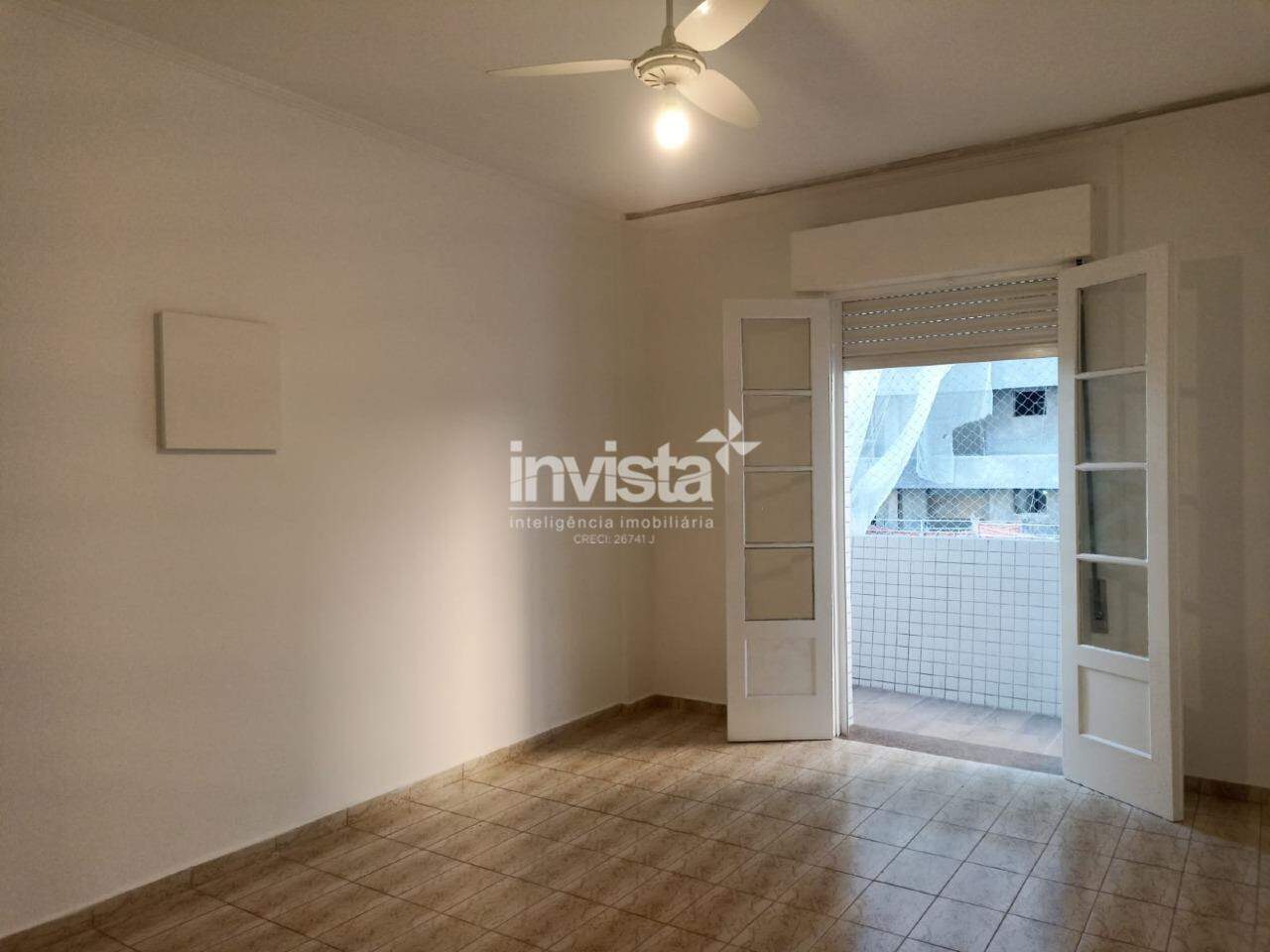 C&oacute;digo: 30335 R$ 4.500,00 Apartamento para alugar no bairro Gonzaga 90 m&sup2; 2 quartos 1 vaga - Santos