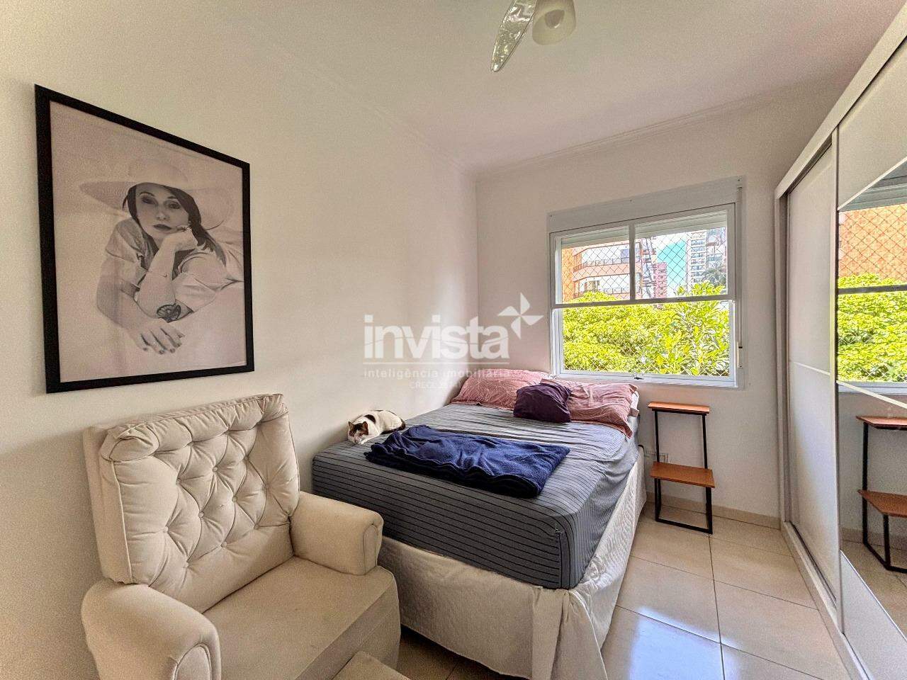 Apartamento &agrave; venda em Santos-SP no bairro Boqueir&atilde;o, com 2 dormit&oacute;rios e 81m&sup2; - Santos