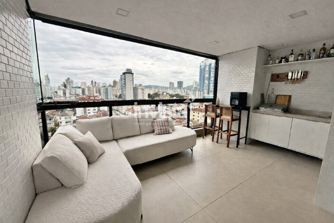 C&oacute;digo: 30745 R$ 1.270.000,00 Apartamento &agrave; venda em Santos-SP no bairro Aparecida, com 2 dormit&oacute;rios e 82m&sup2; 82 m&sup2; 2 quartos 1 vaga - Santos