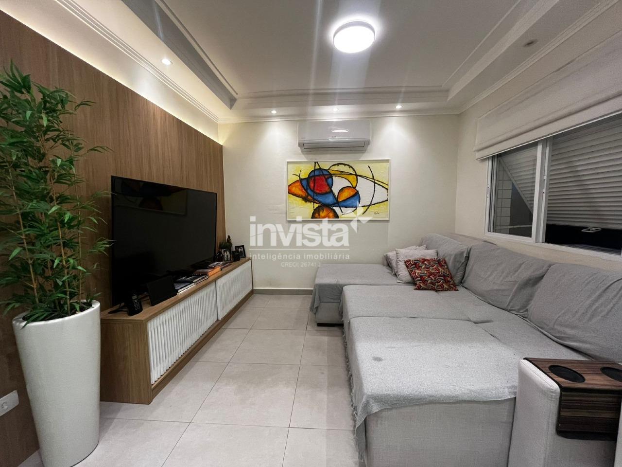 C&oacute;digo: 30764 R$ 6.200,00 Apartamento para alugar no bairro Campo Grande 65 m&sup2; 1 quarto 1 vaga - Santos