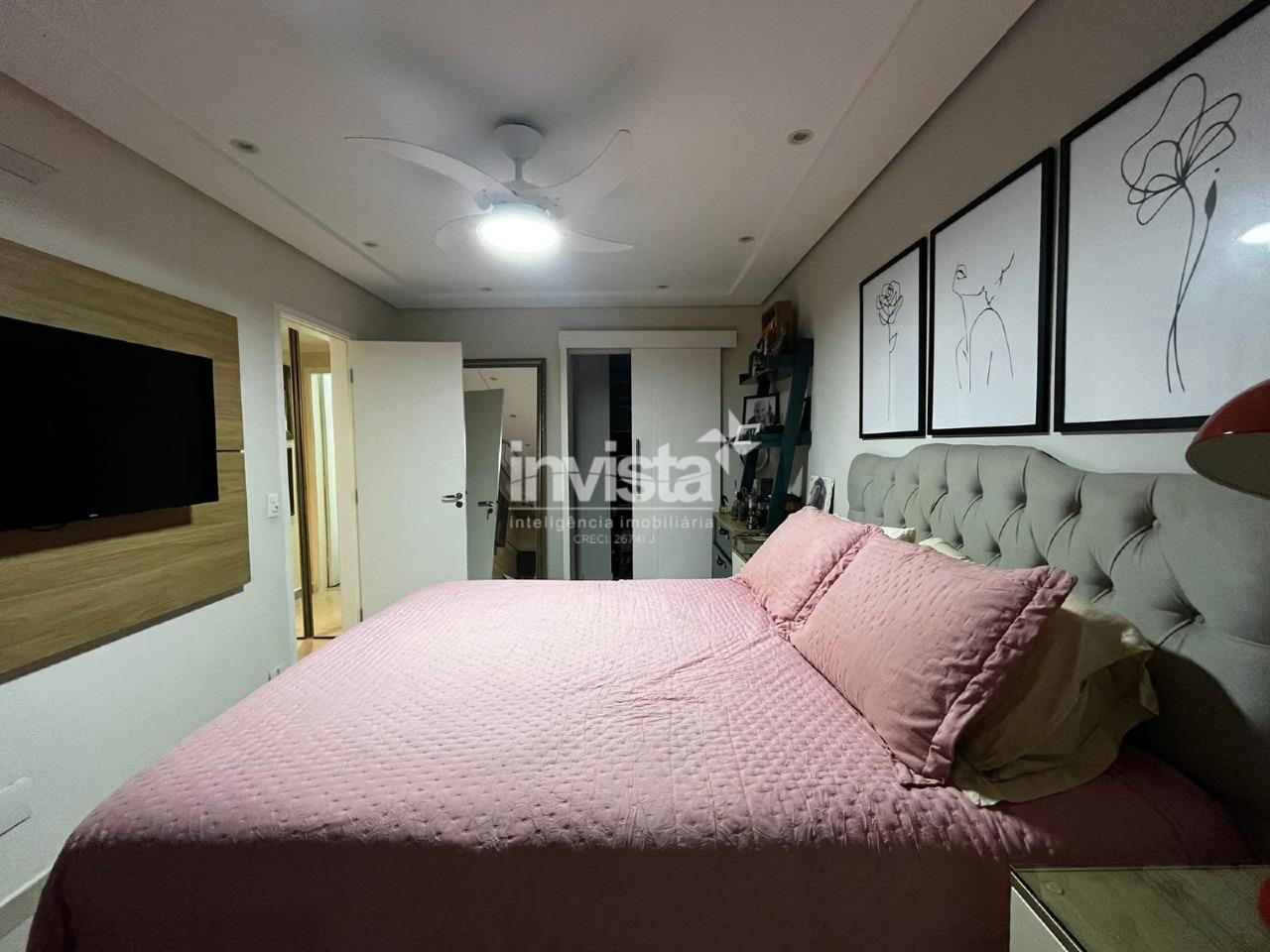 Apartamento de 01 dormit&oacute;rio mobiliado para Loca&ccedil;&atilde;o no Campo Grande - Santos