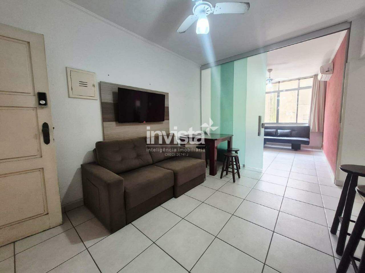 C&oacute;digo: 30890 R$ 3.800,00 Apartamento para alugar em Santos-SP no bairro Boqueir&atilde;o, com 2 dormit&oacute;rios e 67m&sup2; 67 m&sup2; 2 quartos 1 vaga - Santos