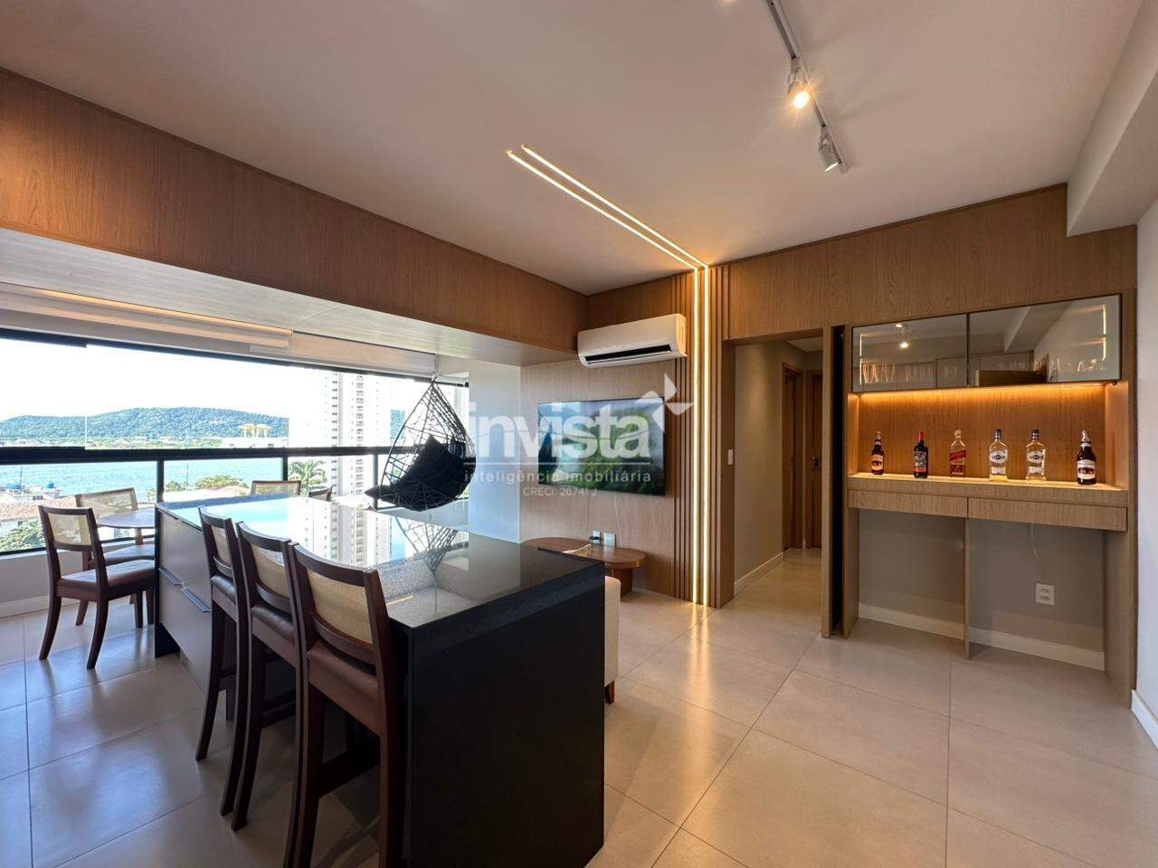 C&oacute;digo: 31007 R$ 1.280.000,00 Apartamento &agrave; venda em Santos-SP no bairro Ponta da Praia, com 2 dormit&oacute;rios e 65m&sup2; 65 m&sup2; 2 quartos 1 vaga - Santos