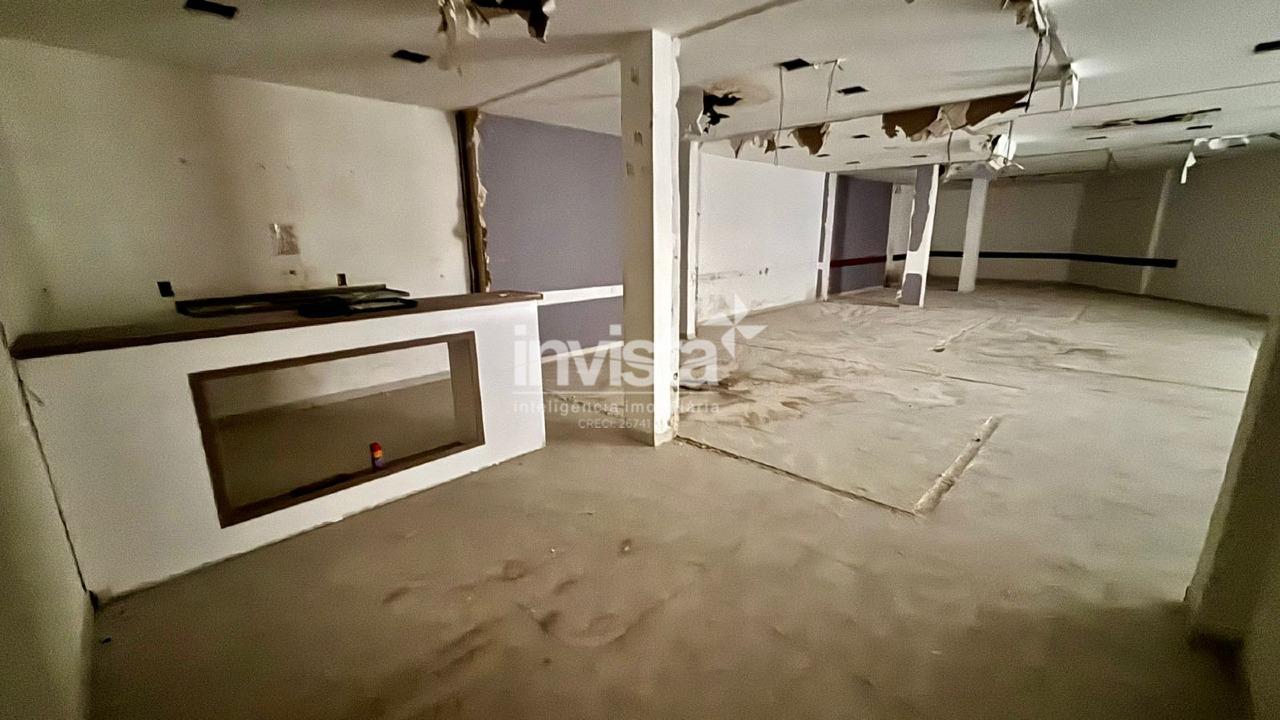 Loja para aluguel no bairro Chico de Paula - Santos