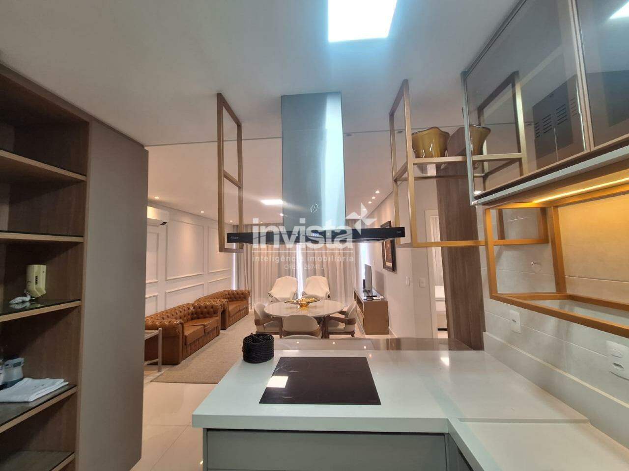 Apartamento de alto padr&atilde;o mobiliado no bairro Aparecida - Santos