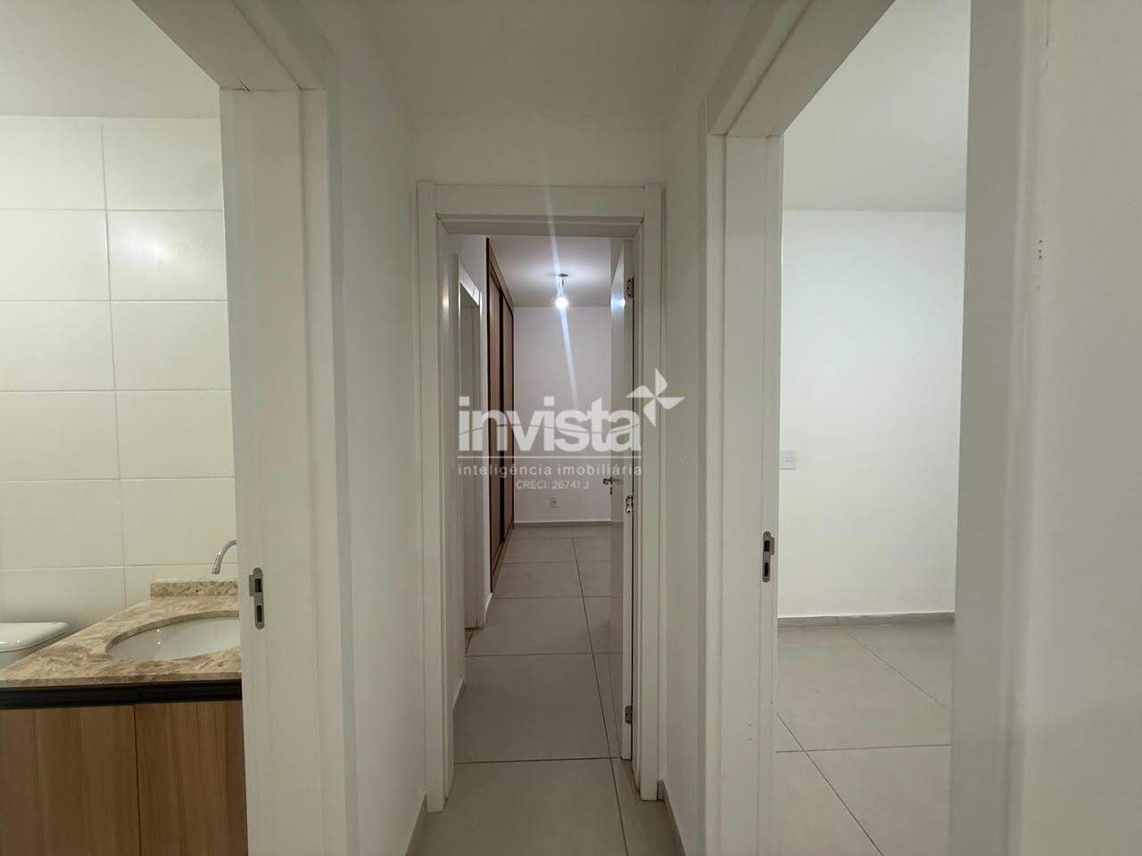 Apartamento para aluguel no bairro Marap&eacute; - Santos