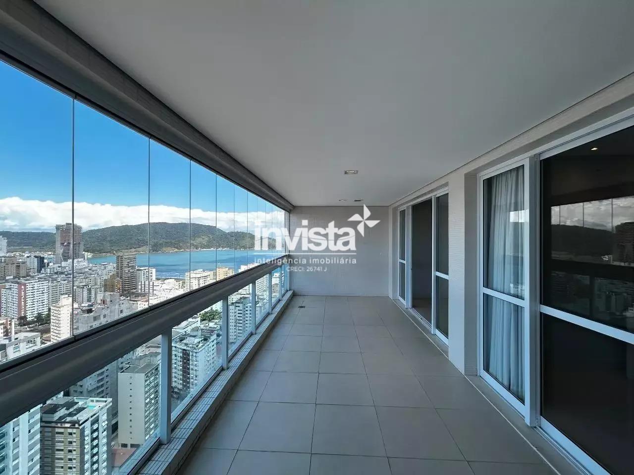 C&oacute;digo: 31602 R$ 9.000,00 Apartamento para alugar no bairro Aparecida 106 m&sup2; 1 quarto 1 vaga - Santos