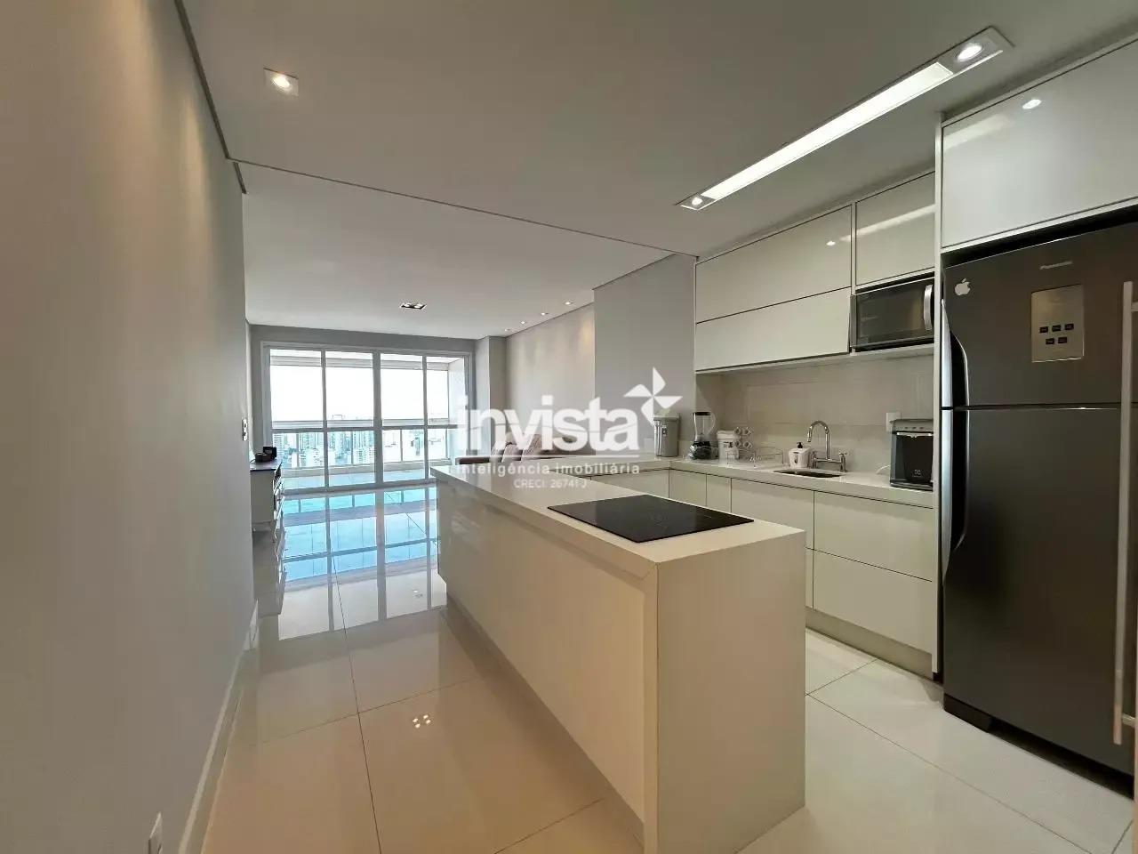 Apartamento para aluguel no bairro Aparecida - Santos