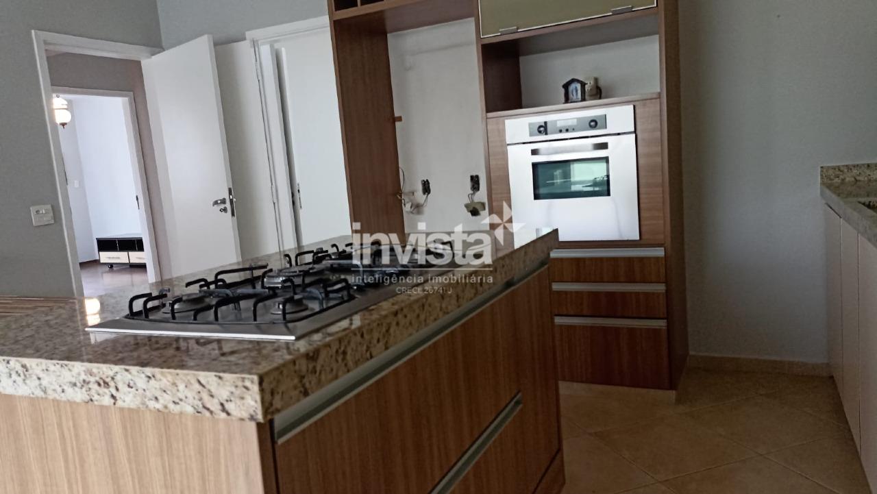 C&oacute;digo: 31877 R$ 6.800,00 Apartamento para alugar no bairro Gonzaga 166 m&sup2; 3 quartos 1 vaga - Santos
