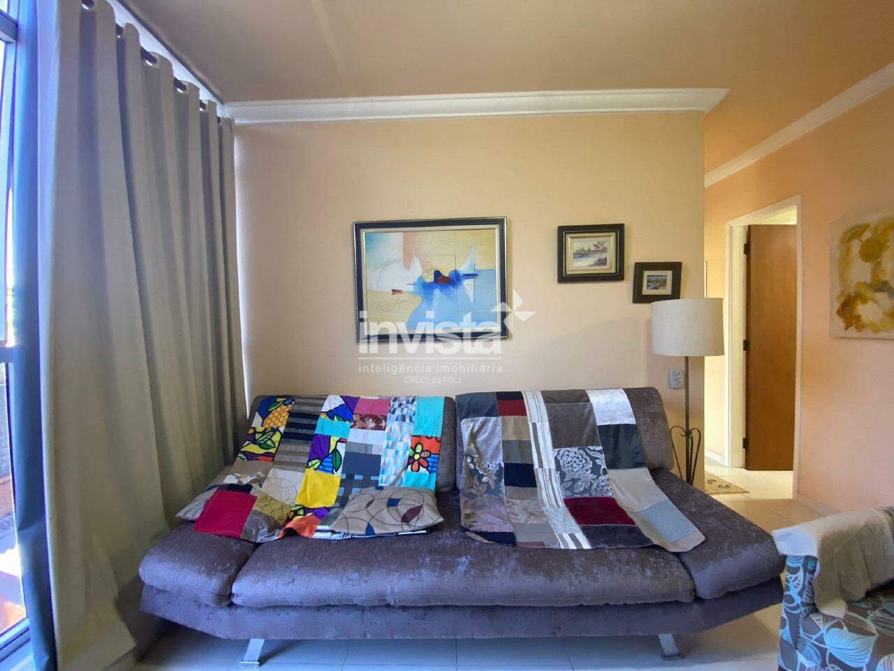 Oportunidade de locação de 2 dormitórios mobiliado de frente a praia