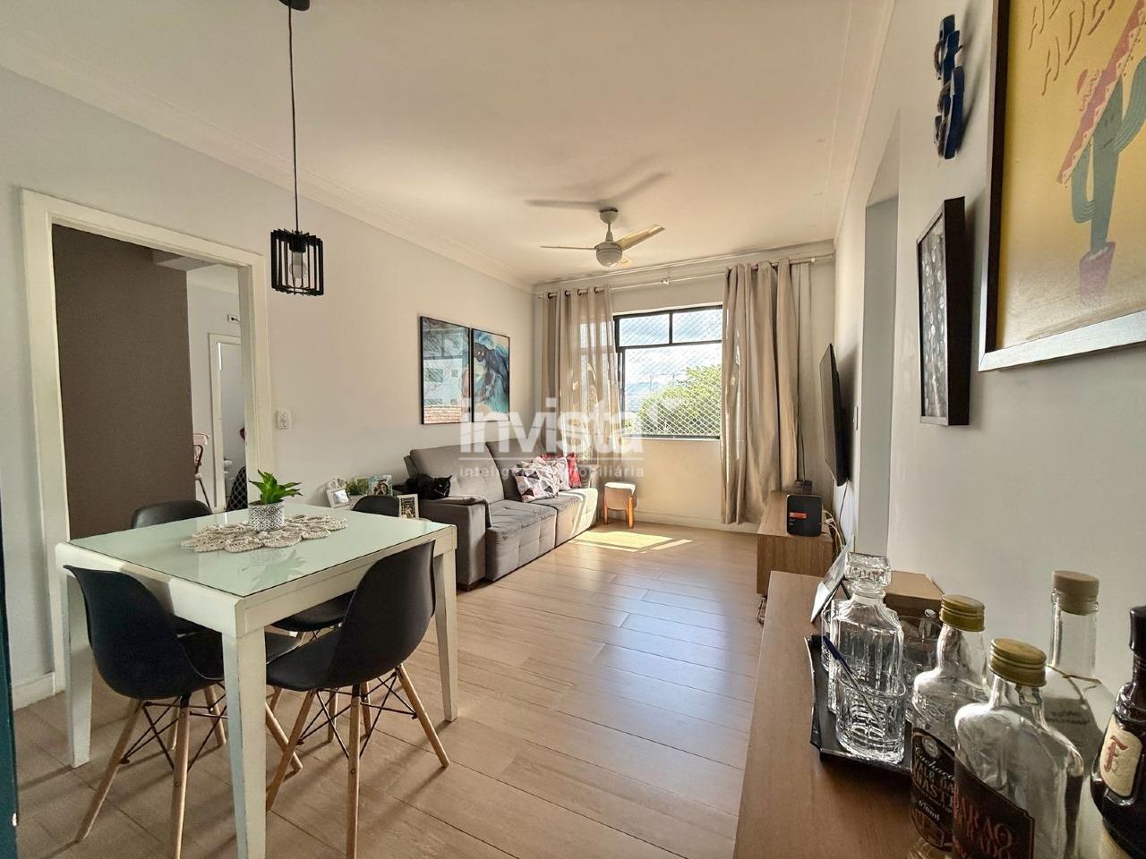 C&oacute;digo: 31995 R$ 520.000,00 Apartamento &agrave; venda no bairro Aparecida 85 m&sup2; 2 quartos 1 vaga - Santos