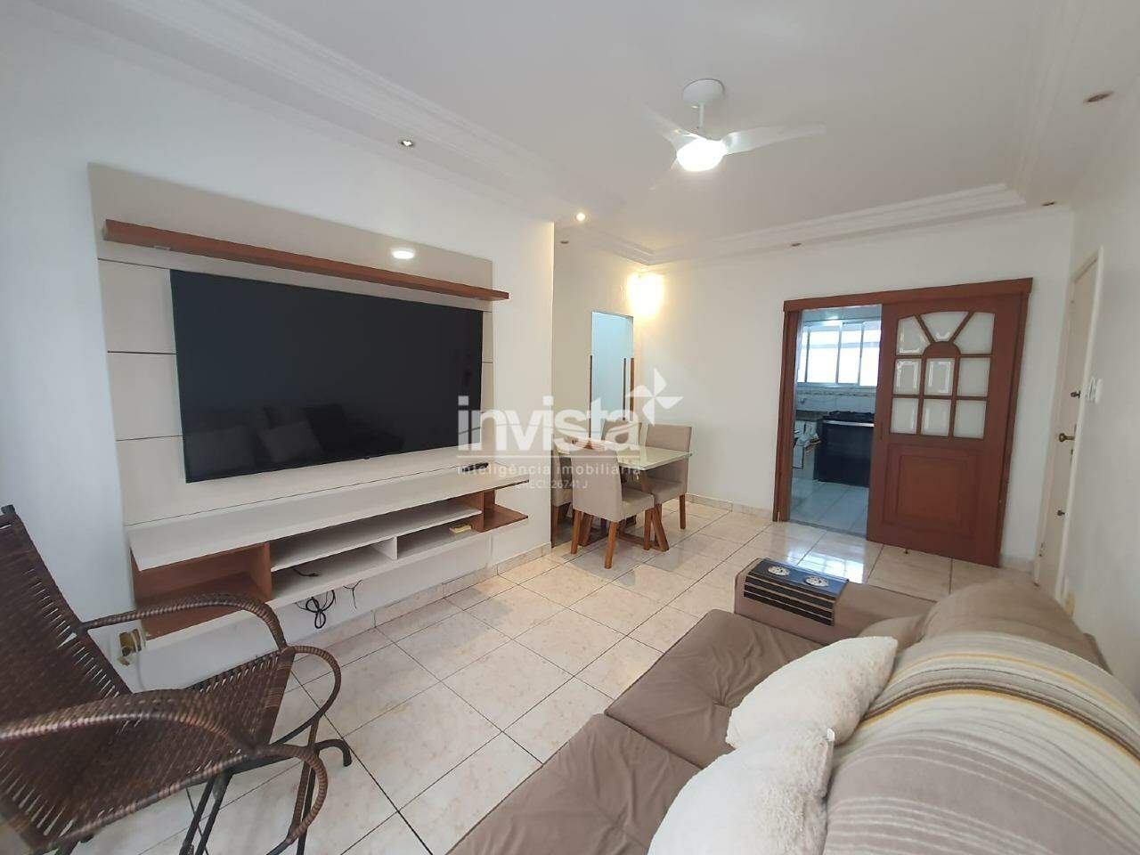 C&oacute;digo: 32030 R$ 4.200,00 Apartamento para alugar em Santos-SP no bairro Boqueir&atilde;o, com 2 dormit&oacute;rios e 124m&sup2; 124 m&sup2; 2 quartos 1 vaga - Santos
