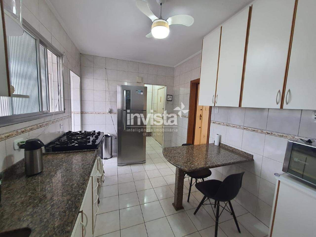 Apartamento para aluguel no bairro Boqueir&atilde;o - Santos