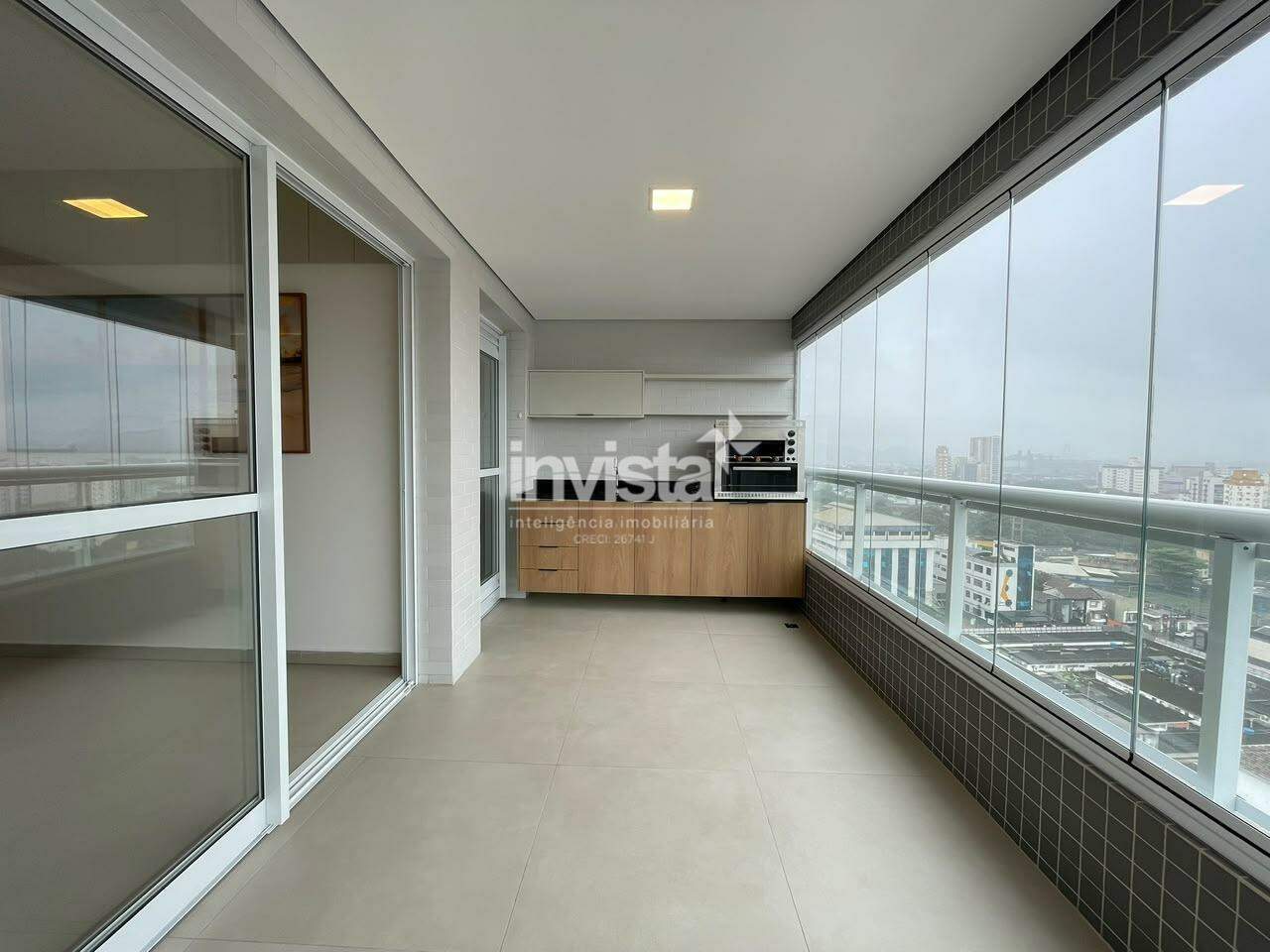 C&oacute;digo: 32058 R$ 6.000,00 Apartamento para alugar em Santos-SP no bairro Boqueir&atilde;o, com 1 dormit&oacute;rio e 60m&sup2; 60 m&sup2; 1 quarto 1 vaga - Santos