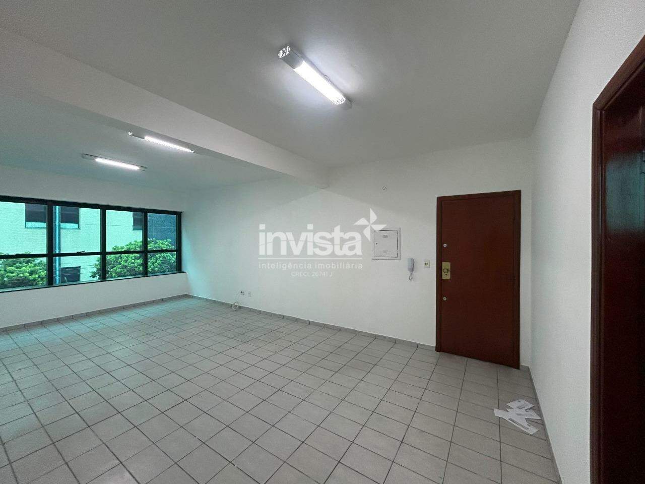 Sala Comercial para aluguel no bairro Macuco em Santos