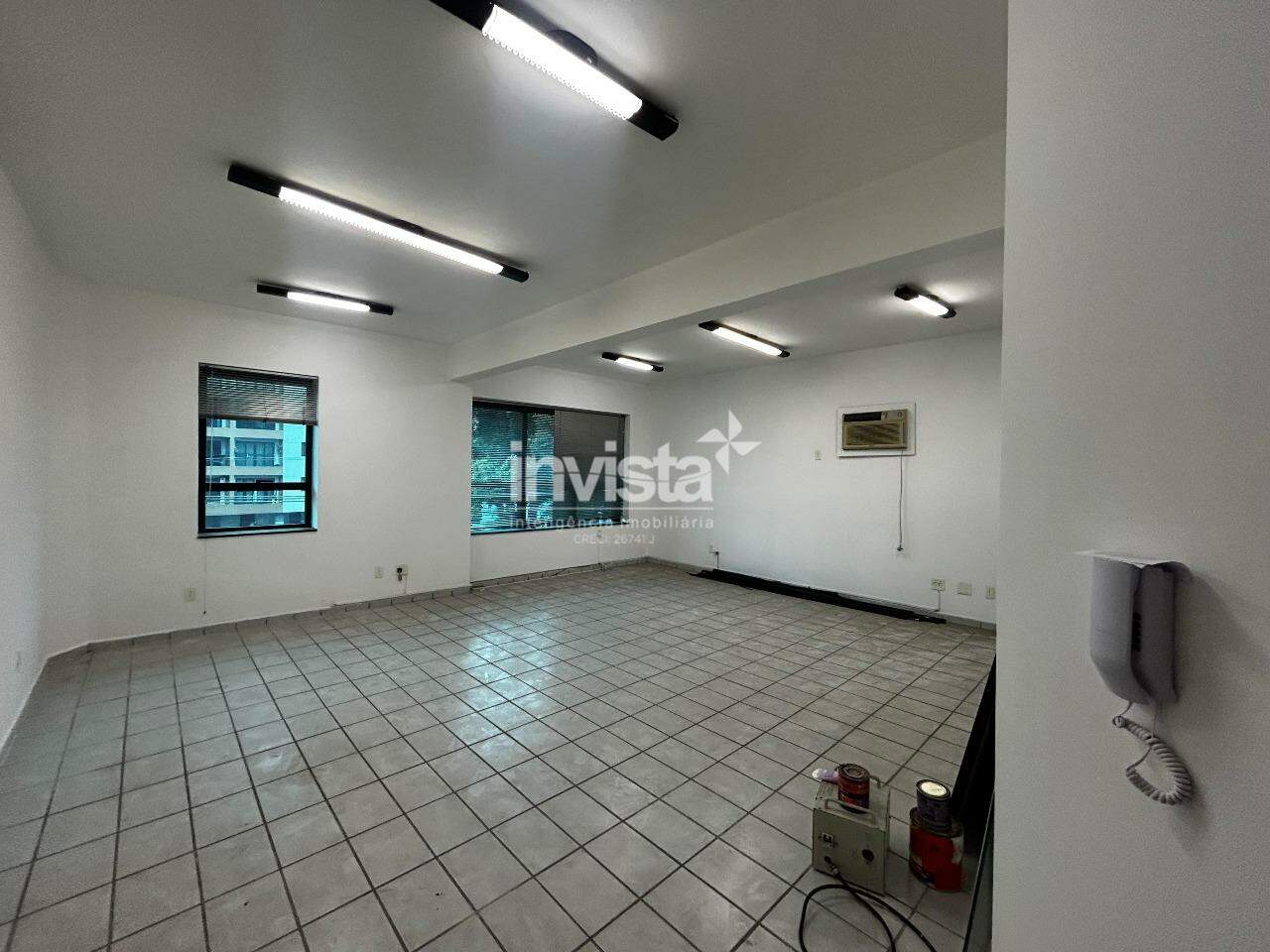 Sala Comercial para aluguel no bairro Macuco em Santos