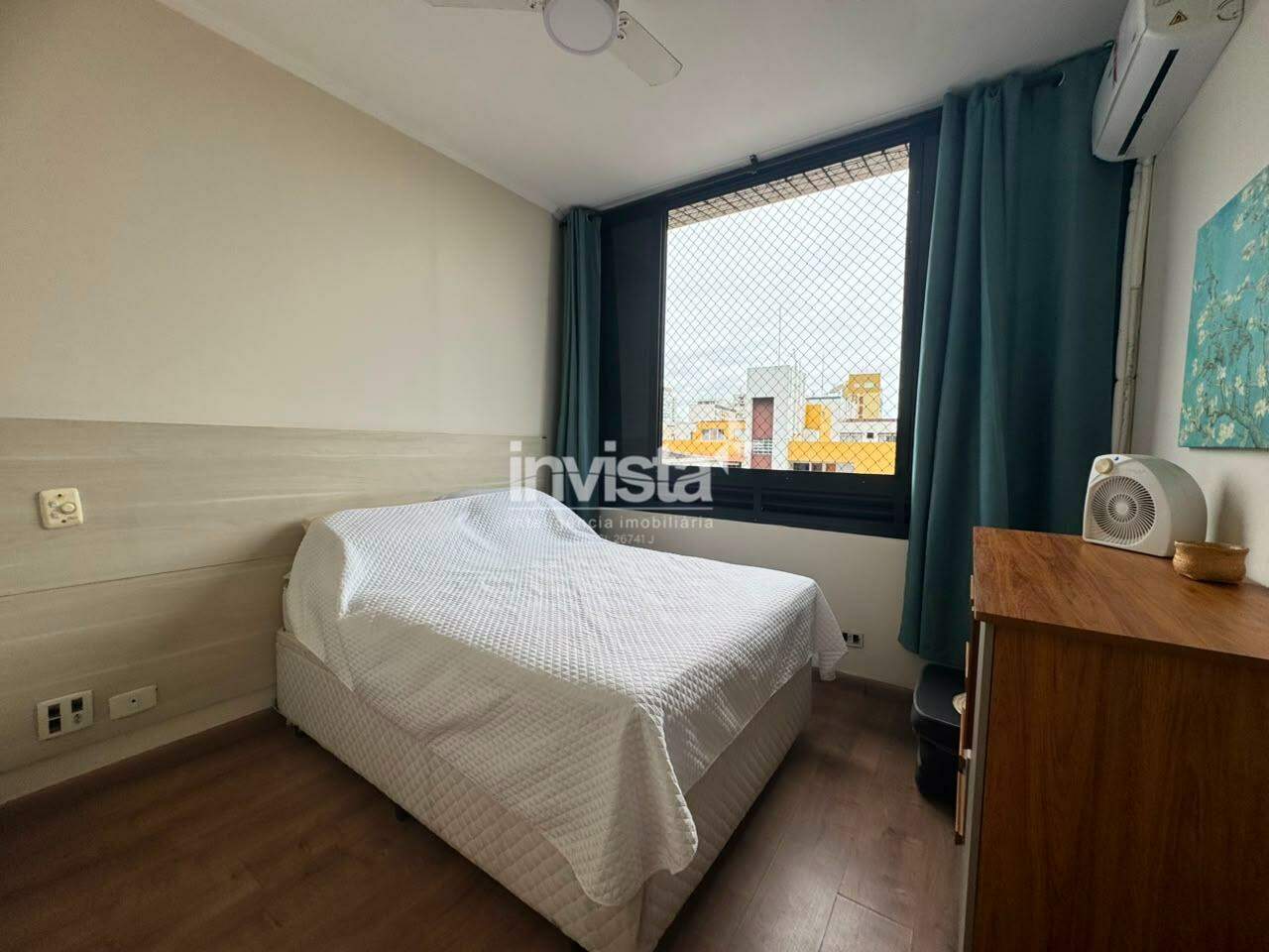 APARTAMENTO MOBILIADO 2 DORMIT&Oacute;RIOS FRENTE MAR NO GONZAGA - Santos