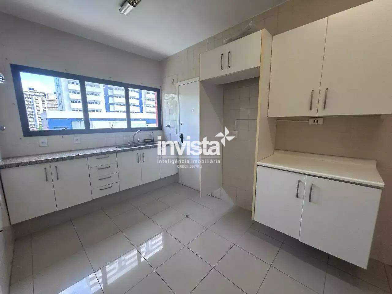 Apartamento para aluguel no bairro Boqueir&atilde;o - Santos
