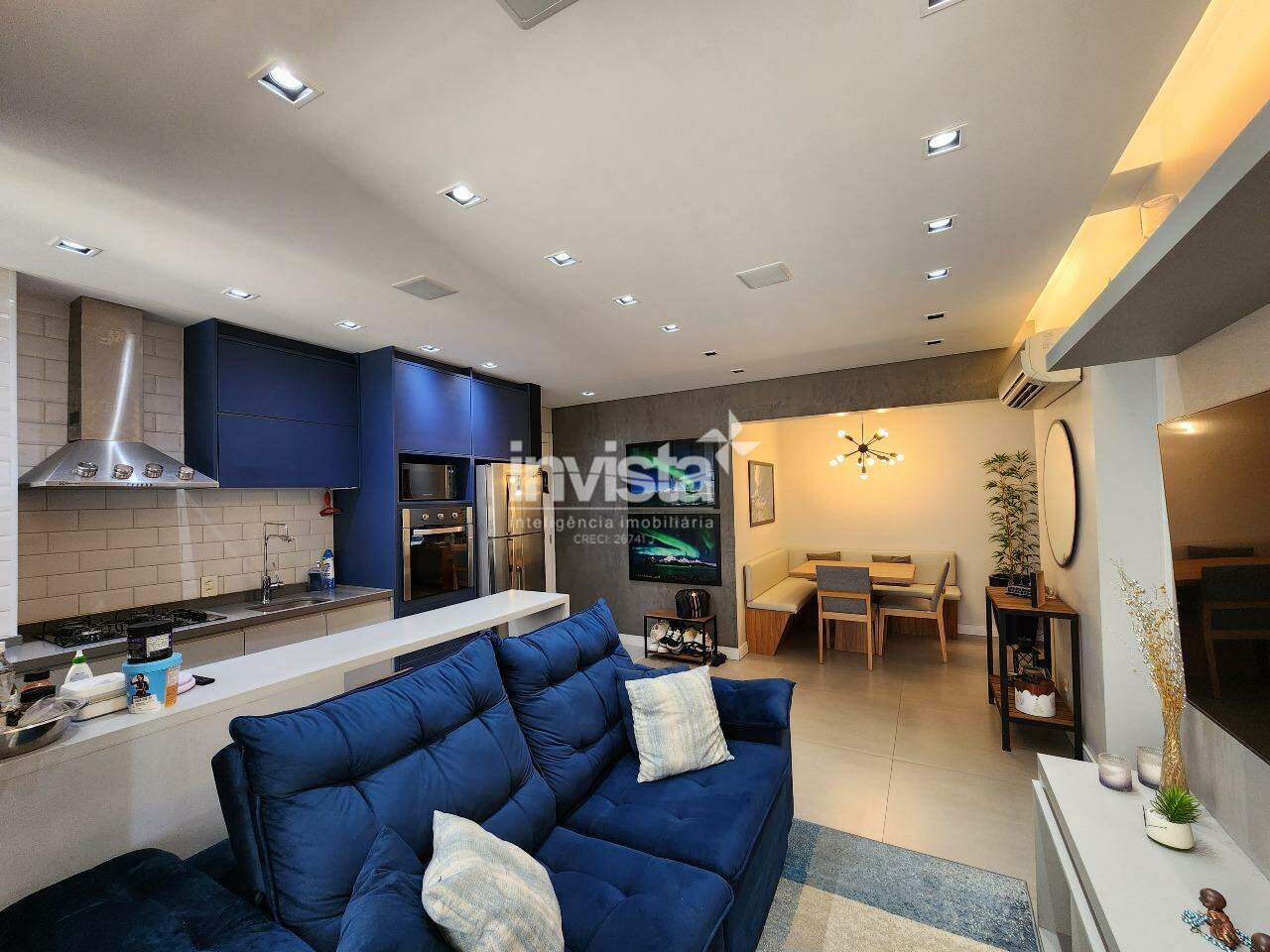 Apartamento &agrave; venda no bairro Marap&eacute; - Santos