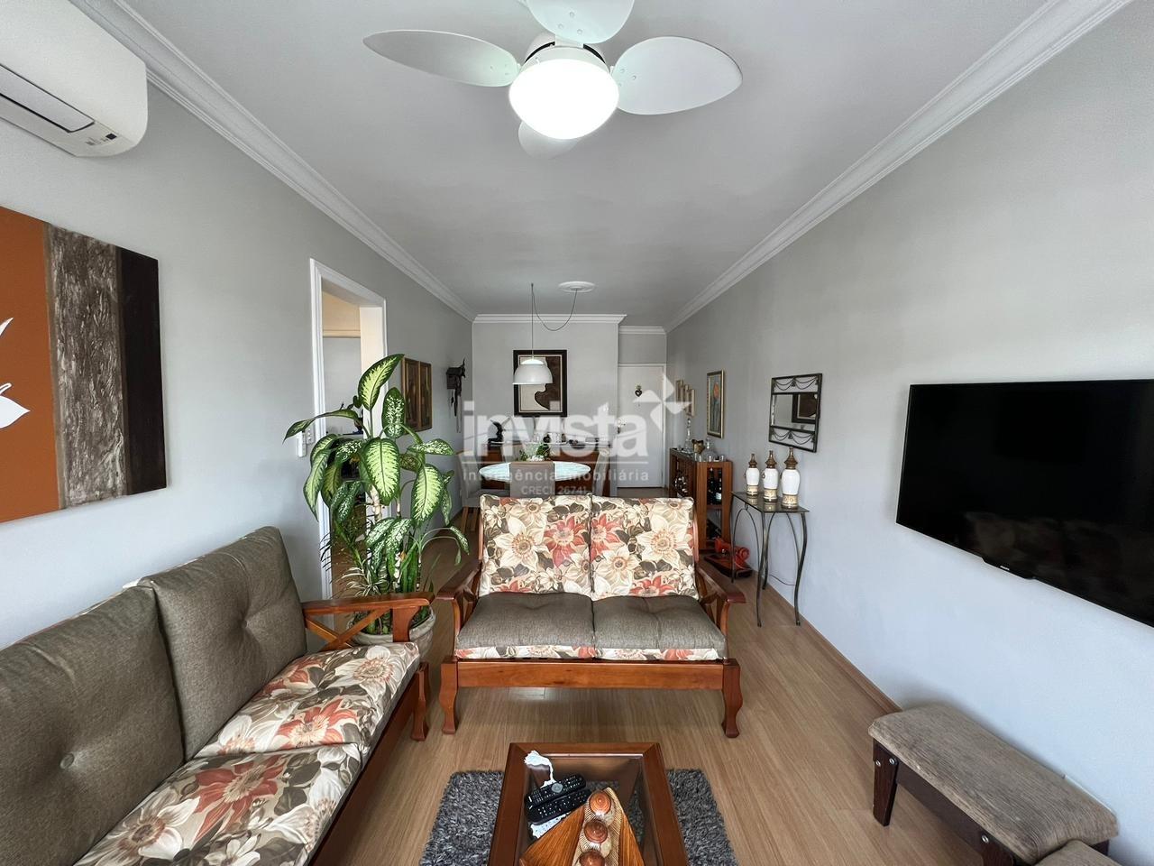 C&oacute;digo: 32899 R$ 560.000,00 Apartamento &agrave; venda no bairro Campo Grande 85 m&sup2; 2 quartos 1 vaga - Santos