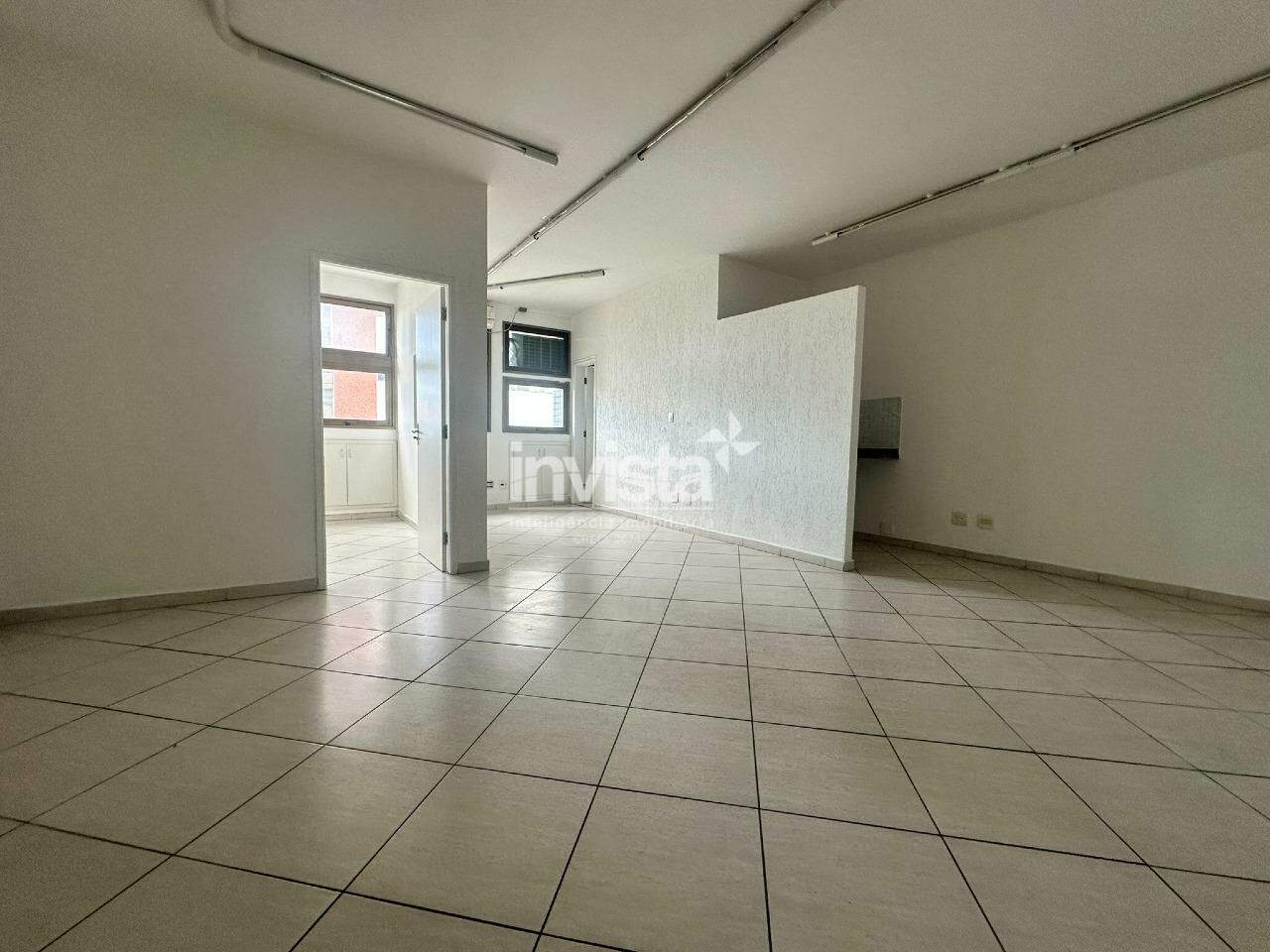 Sala comercial no bairro do Gonzaga em Santos