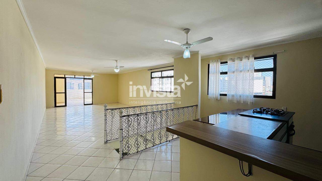 C&oacute;digo: 33208 R$ 5.100,00 Apartamento para alugar em Santos-SP no bairro Campo Grande, com 4 dormit&oacute;rios e 200m&sup2; 200 m&sup2; 4 quartos 2 vagas - Santos
