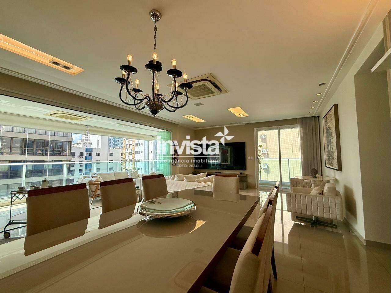 C&oacute;digo: 33316 R$ 25.000,00 Apartamento para alugar em Santos-SP no bairro Embar&eacute;, com 4 dormit&oacute;rios e 277m&sup2; 277 m&sup2; 4 quartos 3 vagas - Santos