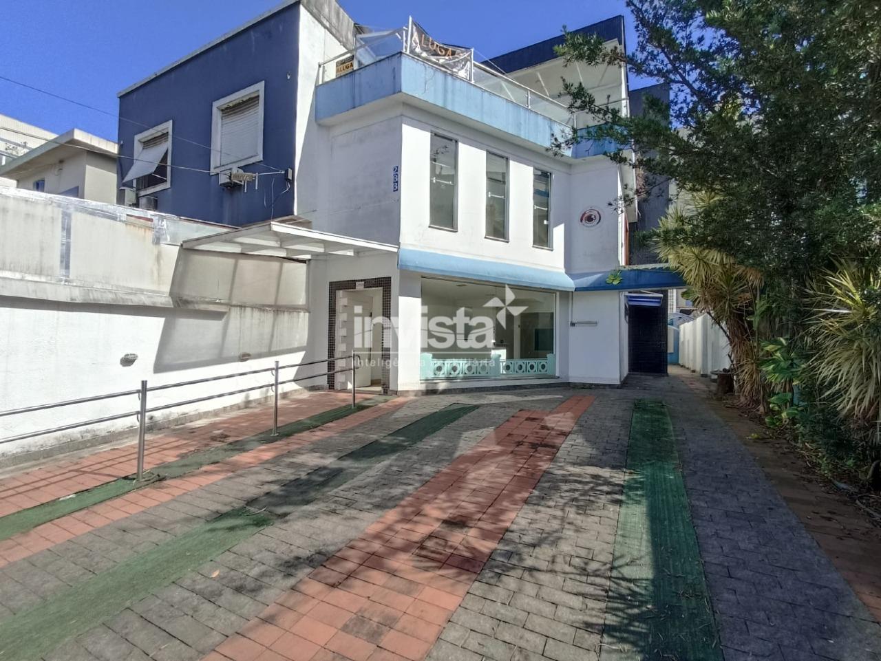 Sobrado Comercial/ Ponto Comercial para Alugar no bairro da Vila Mathias em Santos